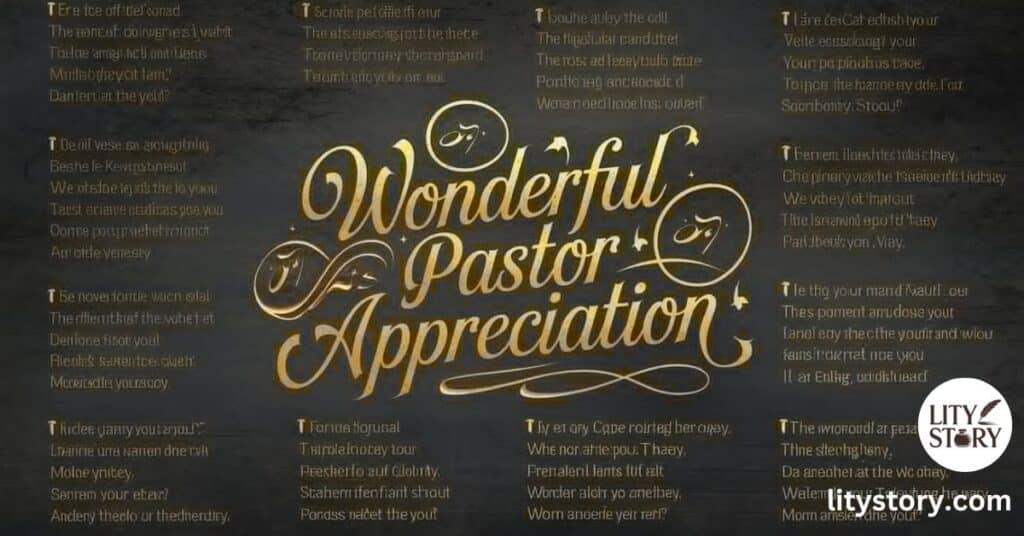 Wonderful Pastor Appreciation Poems