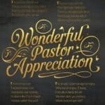 Wonderful Pastor Appreciation Poems